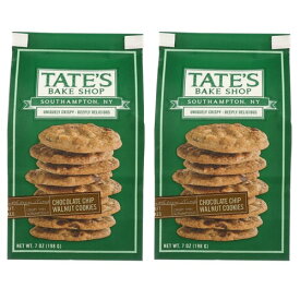 【2個セット】Tate's Bake Shop Chocolate Chip Walnut Cookies - 7oz / テイツ・ベイクショップ チョコレートチップ ウォールナッツ クッキー 198g