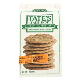 Tate's Bake Shop Gluten Free Ginger Zinger Cookies - 7oz / テイツ・ベイクショップ グルテンフリー ジンジャー・ジンジャー クッキー 198g x 1個