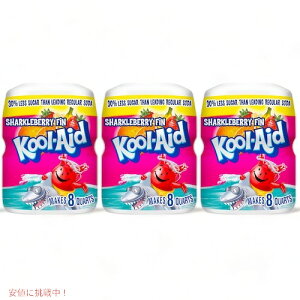 �y�ő�2000�~OFF 4/10��1:59�܂Łz�y3�Z�b�g�zKool-Aid Sharkleberry Fin Flavored Powdered Drink Mix 19oz / �N�[���G�C�h �����h�����N�~�b�N�X [�V���[�N�x���[�t�B��] 538g 18�t��