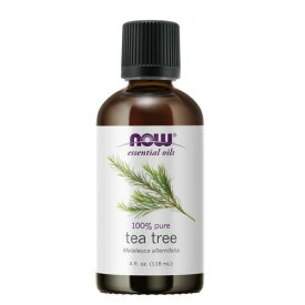 【最大2,000円クーポン4月27日9:59まで】NOW　Tea Tree Oil 100% Pure 4 fl. Oz　#7626　ナウ　ティーツリーオイル 118ml