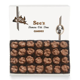 【 See's Candies 】シーズキャンディ Milk Peanuts [ミルクピーナッツ] チョコレート 詰め合わせ 1 lb/454g #9102