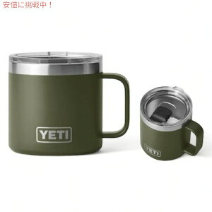yő1,000~N[|92401:59܂ŁzYETI Rambler 14 oz Mug With Magslider Lid [HIGHLANDS OLIVE] / CGeB u[ 14oz }O }OXC_[Wt ۗ ۉ [nCYI[u]