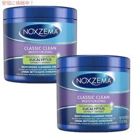 【最大2,000円クーポン5月27日1:59まで】【2個セット】Noxzema Classic Clean Moisturizing Cleansing Cream 12oz / ノックスジーマ プラス ディープクレンジングクリーム [クラシッククリーン ] 340g