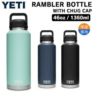 3FIׂ܂YETI Rambler 46 oz Bottle With Chug Cap / CGeB u[ 46oz {g `OLbvt 1.36bg ۗ ۉ AEghA Lv