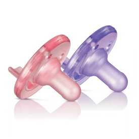 Philips AVENT Soothie Pacifier 0-3m Pink/Purple 2pcs / フィリップス アヴェント 赤ちゃん用おしゃぶり 0-3か月用 [ピンク＆パープル] 2個入り
