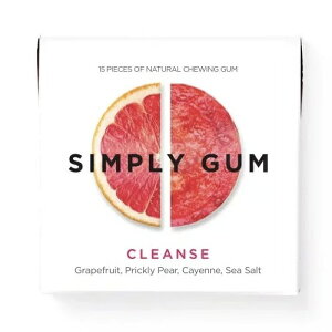 Simply Gum All Natural CLEANSE Gum /Vv[K@i`@NYK 15×6pbN
