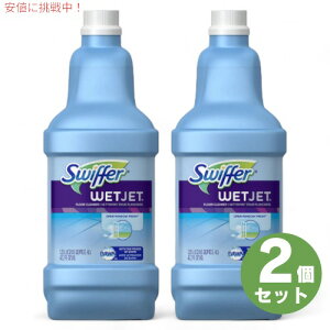 �y2�{�Z�b�g�zSwiffer Wetjet �X�C�t�@�[ �E�G�b�g�W�F�b�g�p ���t ���t�B�� �t���b�V���ȍ��� 1.25L / 42.2 Fl Oz Cleaning Solution Refills Fresh Scent
