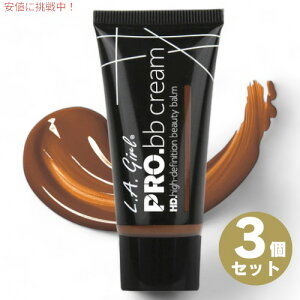 yő1,000~N[|91101:59܂Łz3Zbg L.A. GIRL Pro BB Cream L.A. GIRL vBBN[ [GBB948 Dark _[N]