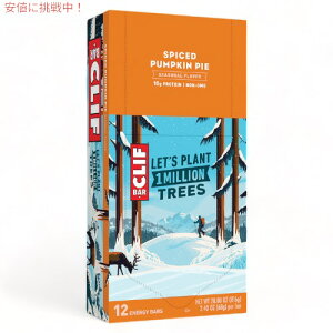 CLIF Bar Energy Bar, Spiced Pumpkin Pie Nto[ GiW[o[ [XpCXpvLpC] 12