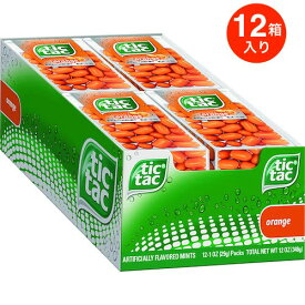 【12個セット】ティックタック　オレンジ Tic Tac Orange 12個セット
