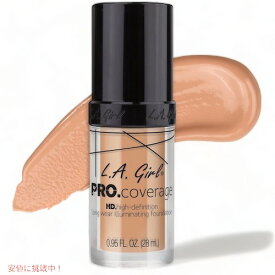 L.A. Girl Pro Coverage Liquid Foundation 0.95 fl oz/28ml, Porcelain / プロカバレージ リキッドファンデーション [ポーセリン]