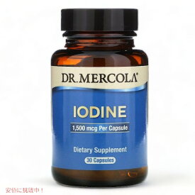Dr. Mercola Iodine 1500mcg, 30 Capsules / ドクターメルコラ ヨウ素 1500mcg 30カプセル