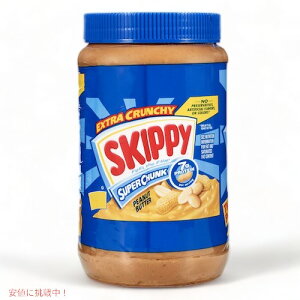 �y�ő�2000�~OFF 4/10��1:59�܂ŁzSKIPPY Super Chunk Peanut Butter 48oz / �X�L�b�s�[ �X�[�p�[�`�����N �s�[�i�b�c�o�^�[ 1360g