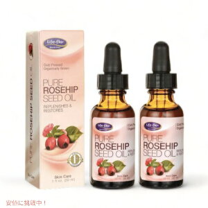 y2ZbgzLife-Flo - Pure Rosehip oil 1oz / Ctt[ sA[YqbvIC 30 ml I[KjbN ÁA̖сÃPA