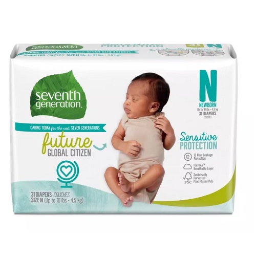 Seventh Generation 無添加 おむつ 新生児 サイズ N 4 5kg まで 31枚入り セブンスジェネレーションseventh Generation Baby Free And Clear Diapers Size New Born N Up To 10lbs 31diapers Edurng Go Th