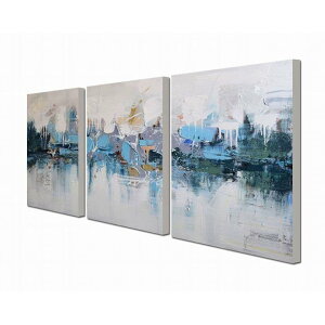 ウォールアート アート作品 キャンバス 手描きの抽象作品アメリカ輸入家具 アメリカ輸入雑貨 アメリカーナがお届け!