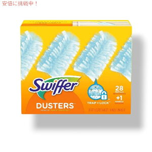 �y�ő�2000�~OFF 4/10��1:59�܂ŁzSwiffer �X�C�b�t�@�[ �_�X�^�[ ���t�B�� 28�� + �n���h�� 1�{ �ق��� �l�ߑւ� �N���|�� �A�����J�� Dusters Refill + 1 Handle