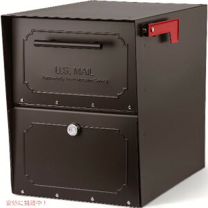 建築用メールボックス 620020RZ TriBolt 高セキュリティ小包メールボックス、C3、ラブブロンズ