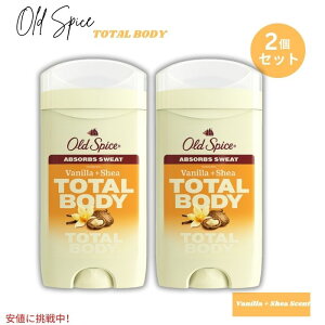[2�Z�b�g] Old Spice �I�[���h�X�p�C�X �g�[�^�� �{�f�B �f�I�h�����g [�o�j��+�V�A�̍���] 85g �j���p Whole Body Deodorant Stick for Men