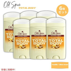 �y�ő�2,000�~�N�[�|��1/29��01:59�܂Łz[6�Z�b�g] Old Spice �I�[���h�X�p�C�X �g�[�^�� �{�f�B �f�I�h�����g [�o�j��+�V�A�̍���] 85g �j���p Whole Body Deodorant Stick for Men