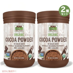 yő1,000~N[|102709:59܂Łz[2Zbg] iEt[Y I[KjbN RRApE_[ 340g |tFm[ v` S H @ Unsweetened Cacao Powder Organic No Sugar Added