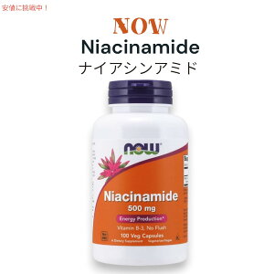 yő1,000~N[|111109:59܂ŁzNow Foods iEt[Y iCAVA~h ir^~B3j500 mg 100  xWJvZ #0478 Niacinamide (B-3) 500 mg Veg Capsules