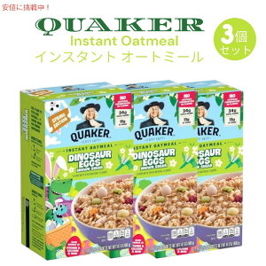 [3Zbg] Quaker NG[J[ CX^g I[g~[ _Ci\[GbO uEVK[ 14.1 oz 8ܓ Dinosaur Eggs Brown Sugar 400g