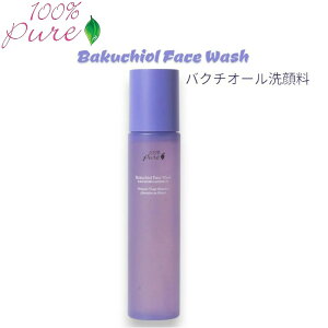 �y�����z100% Pure �o�N�`�I�[�� ��痿 3.4 fl oz Bakuchiol Face Wash 100ml�y���������z