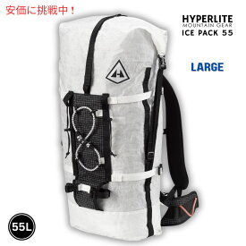 【最大2,000円クーポン5月27日1:59まで】ハイパーライト マウンテンギア ICE PACK 55 ラージ ホワイト バックパック Hyperlite Mountain Gear ICE PACK 55 Large White Backpack