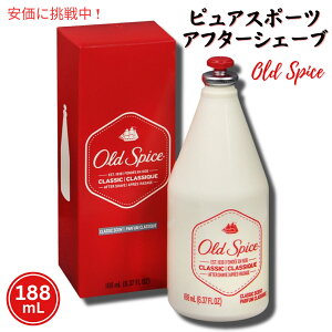 yő2,000~N[|112701:59܂Łz Old Spice I[hXpCX At^[VF[u[V NbVbN [sAX|[c] 188ml After Shave Lotion Classic Pure Sport