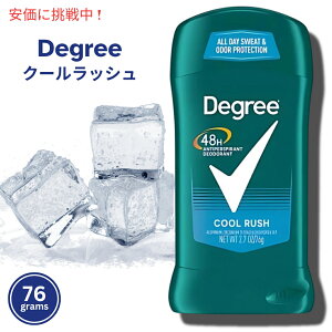 �y�ő�1,000�~�N�[�|��12��26��01:59�܂ŁzDegree Deodorant Cool Rush 2.7oz / �f�B�O���[ �����Y �f�I�h�����g �h���C�v���e�N�V���� [�N�[�����b�V��] 76g