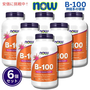 �y�ő�2,000�~�N�[�|��1��16��01:59�܂Łz�y6�Z�b�g�zNow Foods �i�E�t�[�Y Vitamin B-100 0438# (�n�C�|�e���V�[B�R���v���b�N�X) 250�J�v�Z��
