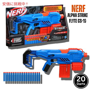 yő2,000~N[|112701:59܂ŁzNERF Alpha Strike Flyte CS-10 [^[쓮uX^[iNERF G[g_[c20{tjMotorized Blaster with 20 NERF Elite Darts