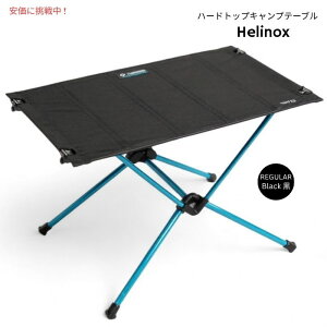 Helinox �w���m�b�N�X �e�[�u������ �n�[�h�g�b�v �y�ʃL�����v�e�[�u�� ���M�����[ �u���b�N Table One Hard Top Lightweight Camping Table Regular Black