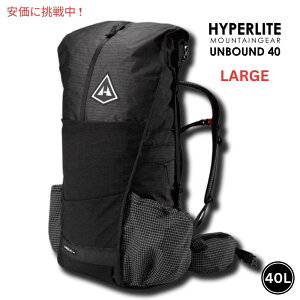 Hyperlite Mountain Gear �n�C�p�[���C�g�}�E���e���M�A UNBOUND 40 ���[�W �u���b�N ���y�� �n�C�L���O �o�R �����b�N �o�b�N�p�b�N Black Large