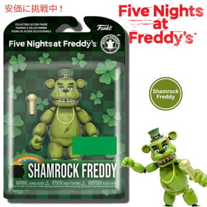 �t�@�C�u �i�C�c �A�b�g �t���f�B�[�Y �V�������b�N�t���f�B �A�N�V�����t�B�M���A Funko Five Nights at Freddys Shamrock Freddy Action Figure