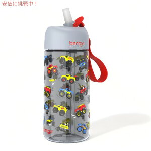 yő2,000~N[|112701:59܂ŁzBentgo xgS[ LbYEH[^[{g 443ml 15oz [gbN] BPAt[ LbY vg Rh~ Kids Water Bottle Trucks