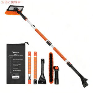 Xm[ uV ACX XN[p[ AstroAI 62.4C` Ԃ̃tgKXp 3 in 1 Ice Scrapers for Car Windshield (L-ORN)