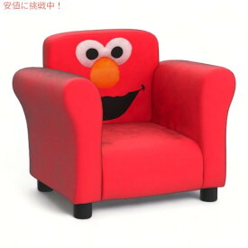 【最大2,000円クーポン4月27日9:59まで】セサミストリート Sesame Street キッズ チェア インテリア エルモ 布張りチェア Elmo Upholstered Chair