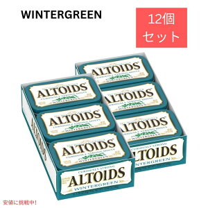 yő1,000~N[|91101:59܂ŁzAltoids AgCY EC^[O[ ~g ^ubg LfB[ 50g x 12pbN Wintergreen Mints 12 Packs