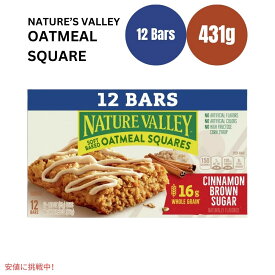 ネイチャーバレー ソフトベイクドオートミールシリアルバー 14.88オンス x 12個 Nature Valley Soft Baked Oatmeal Cereal Bars 14.88oz x 12ct
