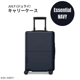 【最大2,000円クーポン7月11日01:59まで】ジュライ スーツケース キャリーオン エッセンシャル ネイビー 6.6ポンド/42リットル July Luggage Carry On Essential Navy 6.6lb/42L