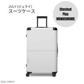 【最大2,000円クーポン7月11日01:59まで】ジュライ スーツケース チェックド プラス モノクローム 10.5ポンド / 110リットル July Luggage Checked Plus Monochrome 10.5lbs/110L