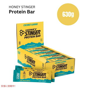yő1,000~N[|91101:59܂Łznj[XeBK[ veCo[ RRibcA[h 15 Honey Stinger Protein Bar Coconut Almond 22.2oz/Box of 15