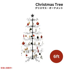 Best Choice Products 6tB[g BS I[ig NX}Xc[fBXvC Wrought Iron Christmas Tree Ornament Display 6ft