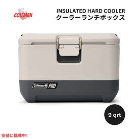 【最大2000円OFFクーポン 10/17(土)9:59まで】Coleman コールマン プロ ハードクーラー ランチボックス 9クオート ヘビーデューティー 断熱 Pro Hard Cooler Lunchbox Lunchbox 9-Quart