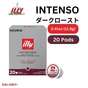 L[O KJbv C[R[q[ Illy Coffee Ce\ _[N[Xg JJIƃhCt[c̍ 20JEg Keurig K Cups Intenso Dark Roast 20 Ct
