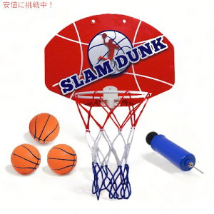 �y�ő�2000�~OFF 4/10��1:59�܂Łz�X�����_���N �~�j�o�X�P�b�g�{�[���t�[�v�Z�b�g Slam Dunk Indoor Mini Basketball Hoop Set