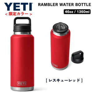 J[YETI Rambler 46 oz Bottle With Chug Cap Rescue Red / CGeB u[ 46oz {g `OLbvt