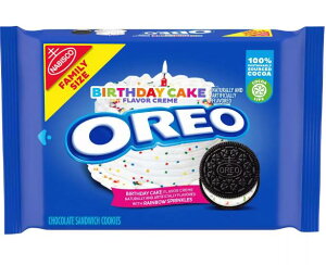 �y�ő�2000�~OFF 4/10��1:59�܂ŁzOreo �I���I Birthday Cake Cookies �o�[�X�f�[�P�[�L �t�@�~���[�T�C�Y 17oz/482g